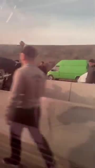 Əflatun Amaşov qəzaya düşdü