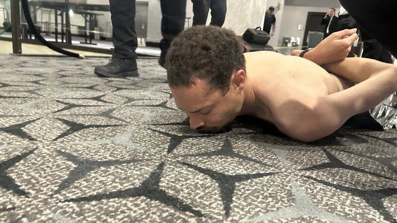 Tramp silahlı şəxsin görüntülərini yaydı