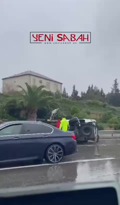 Aeroport yolunda qəza