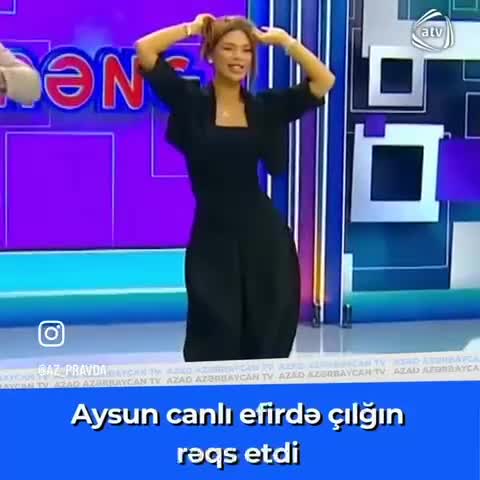 Aysunun bu rəqsi gündəm oldu