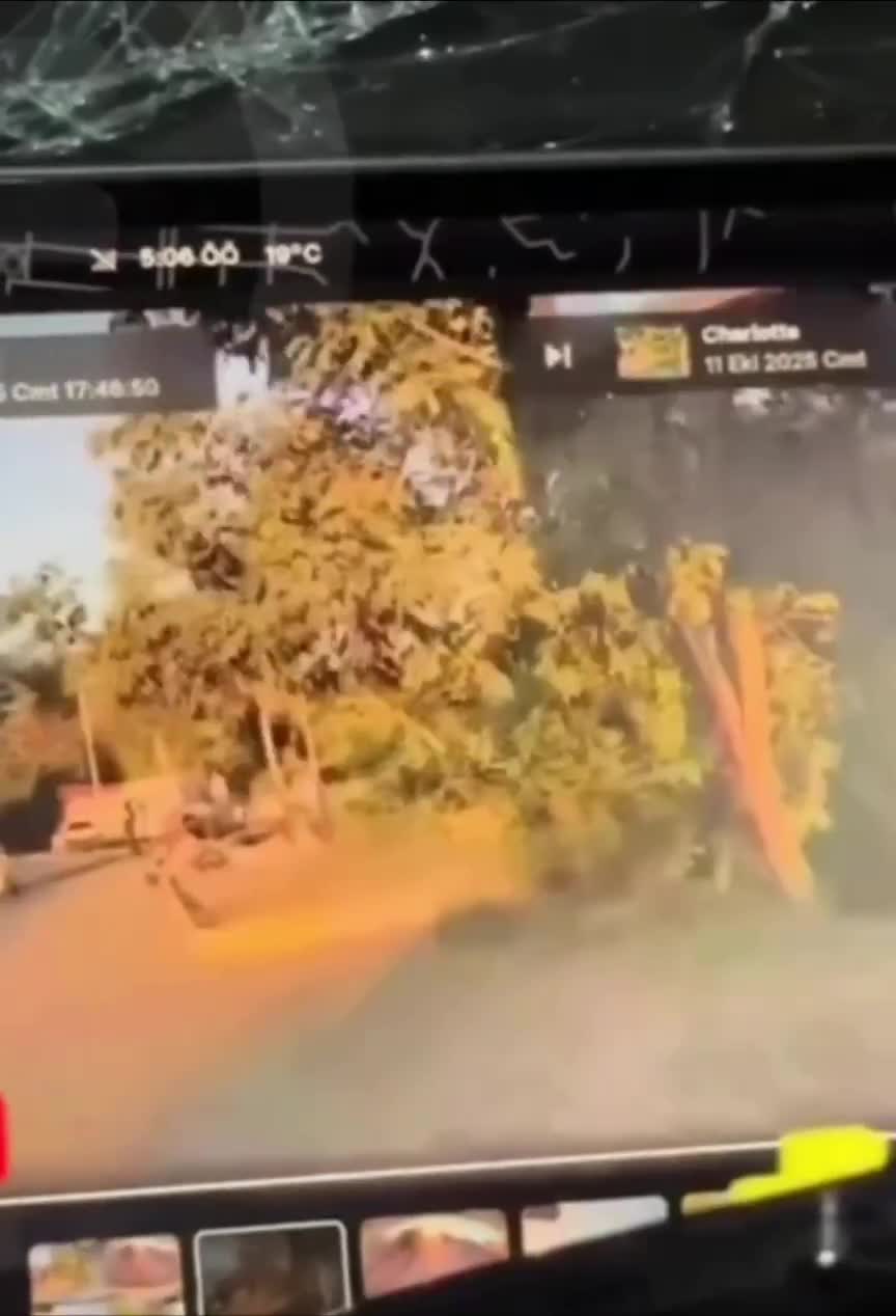 Qazaxda maşın aşdı