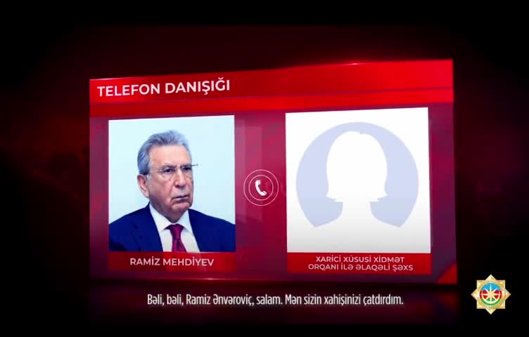Ramiz Mehdiyev xarici agentlə belə əlaqə saxlayırmış