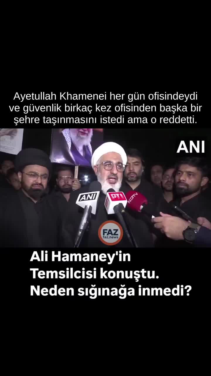 Xamenei bu səbəbdən sığınacağa getməyi rədd edib 