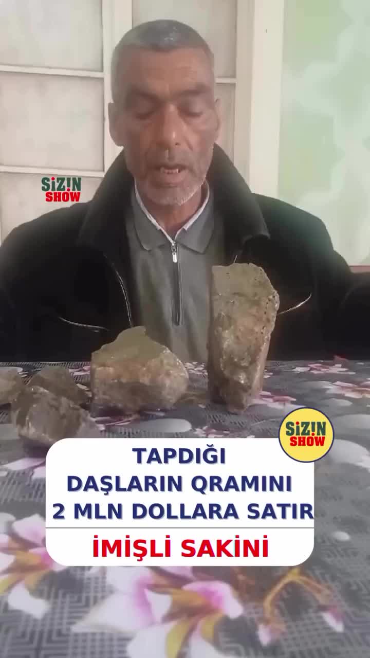 Tapdığı daşların qramını 2 milyona satır