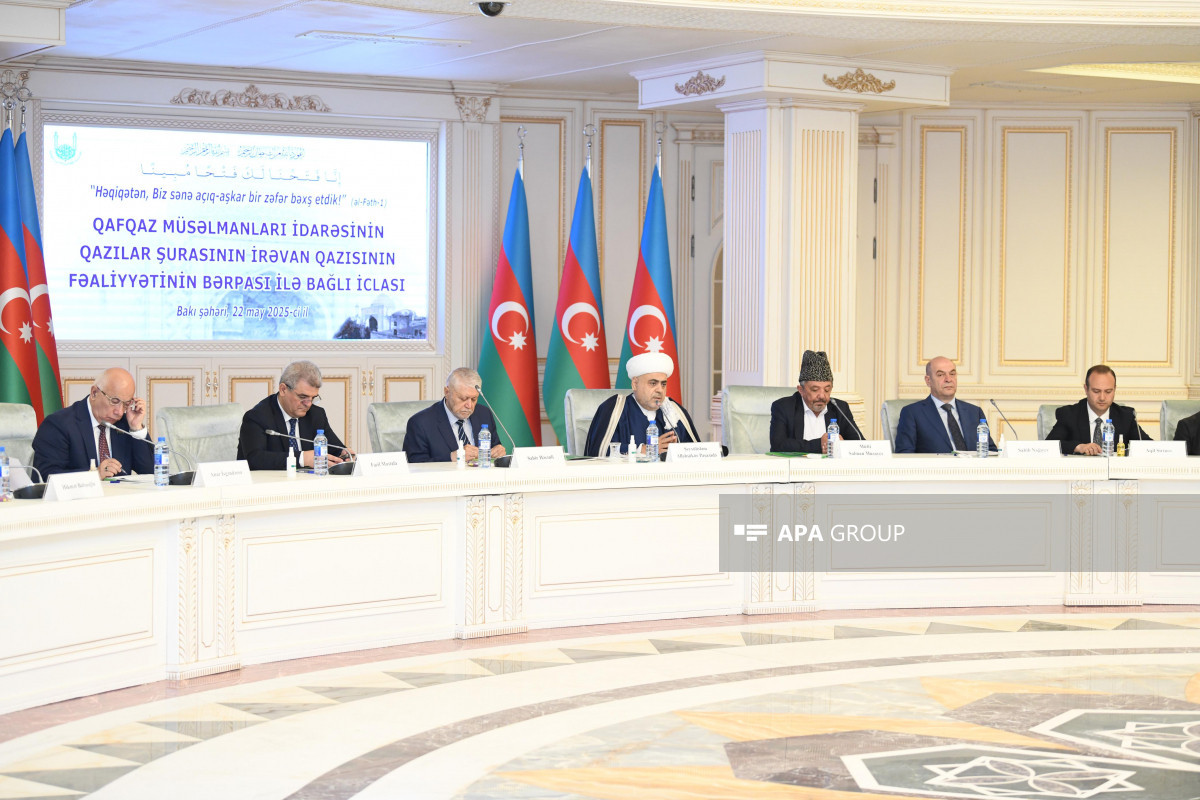 İrəvan qazısının fəaliyyəti bərpa olundu 