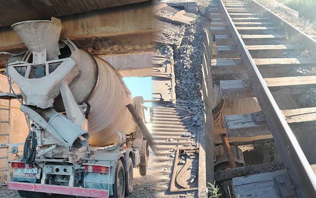 Betonqarışdıran maşın hündürlüyü doğru hesablamadı