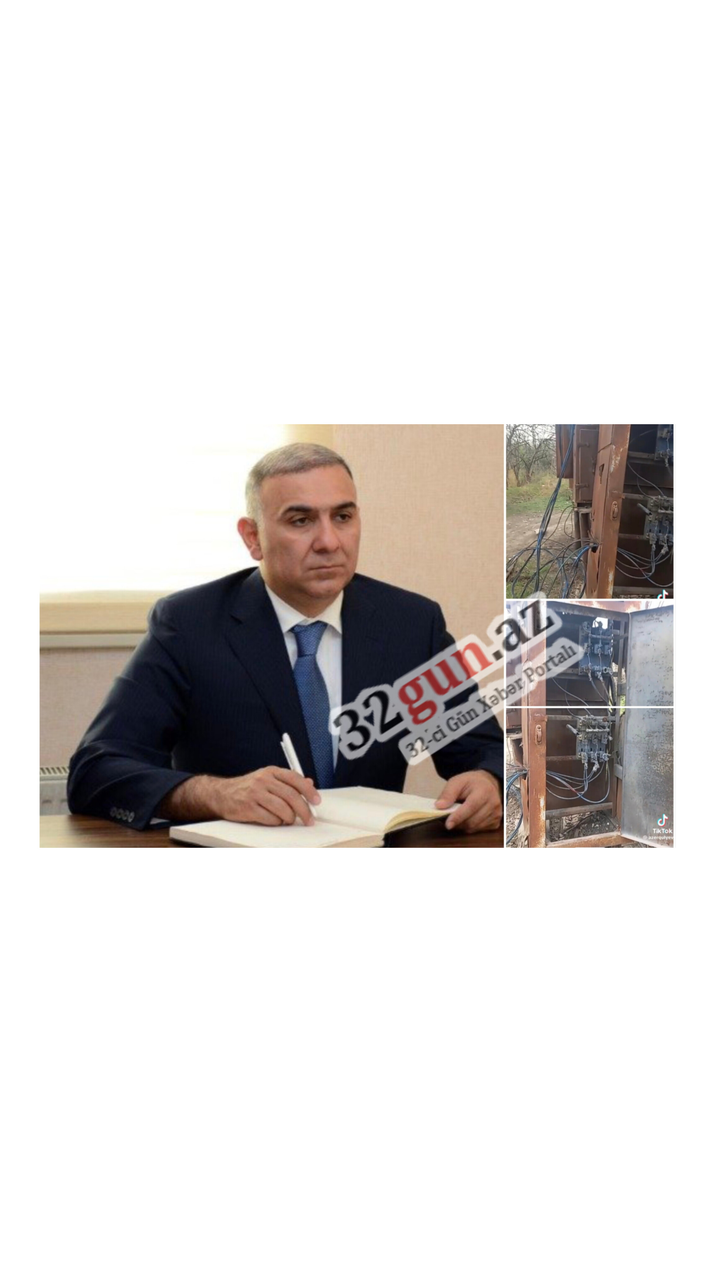 Bərdədə 500evi işıqla təmin edən transformator bərbad vəziyyətdə