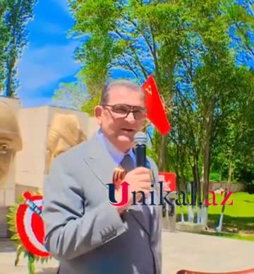 İmişlidə tədbir zamanı SSRİ bayrağı qaldırılıb - 
