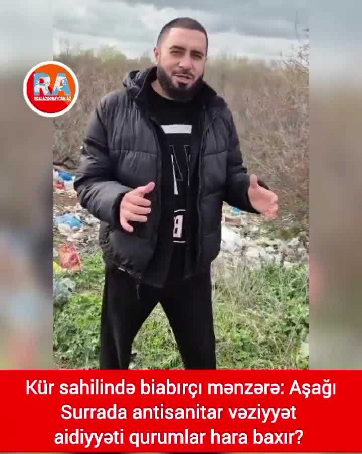 Kür sahilində biabırçılıq- Aşağı Surrada antisanitar vəziyyət