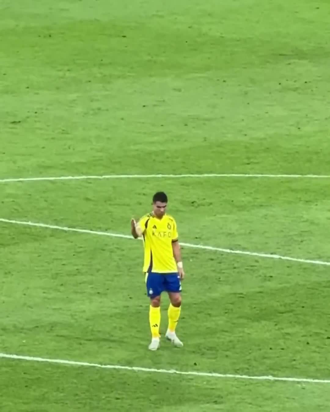 Ronaldo öz-özünə danışdı