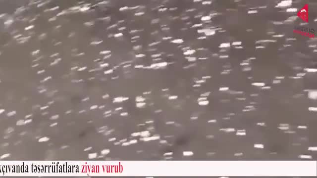 Naxçıvanda dolu təsərrüfatlara ziyan vurdu