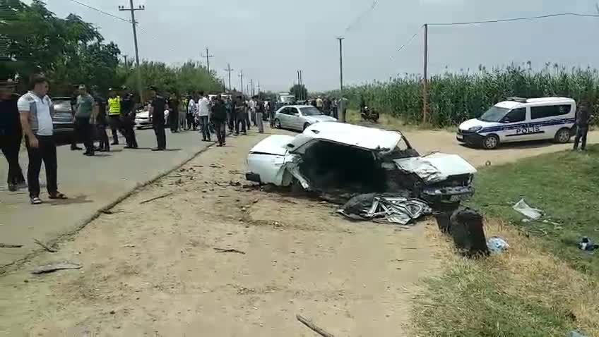 Biləsuvarda qəzada baba və nəvəsi öldü