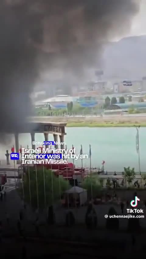 İran İsrailin Daxili İşlər Nazirliyini vurdu