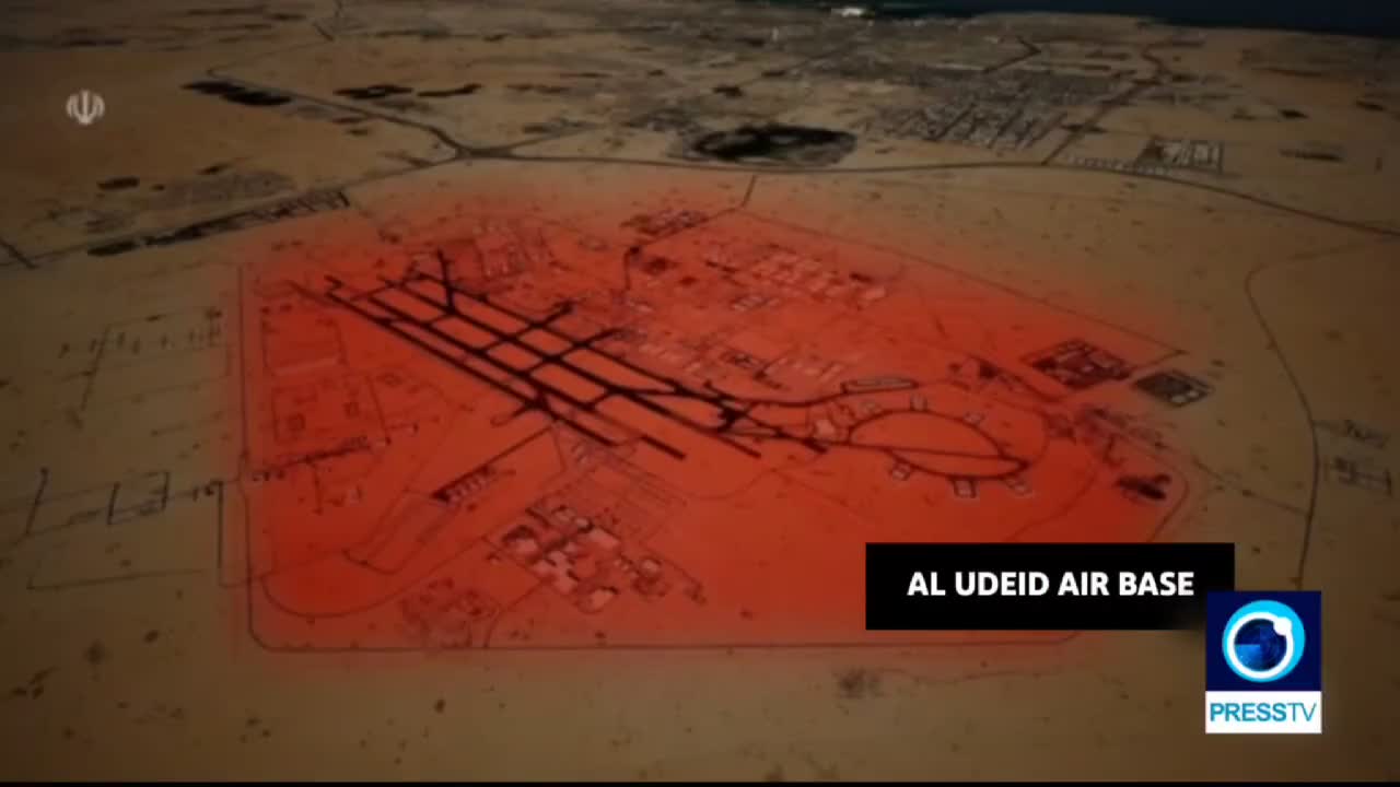 Qətərdə vurulan aviabazanın 3D görüntüləri