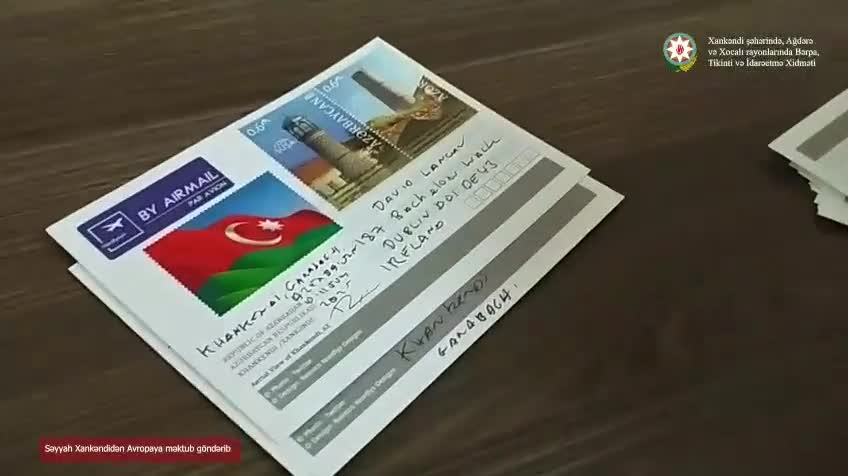 Xankəndidən Kanadaya  məktub göndərdi