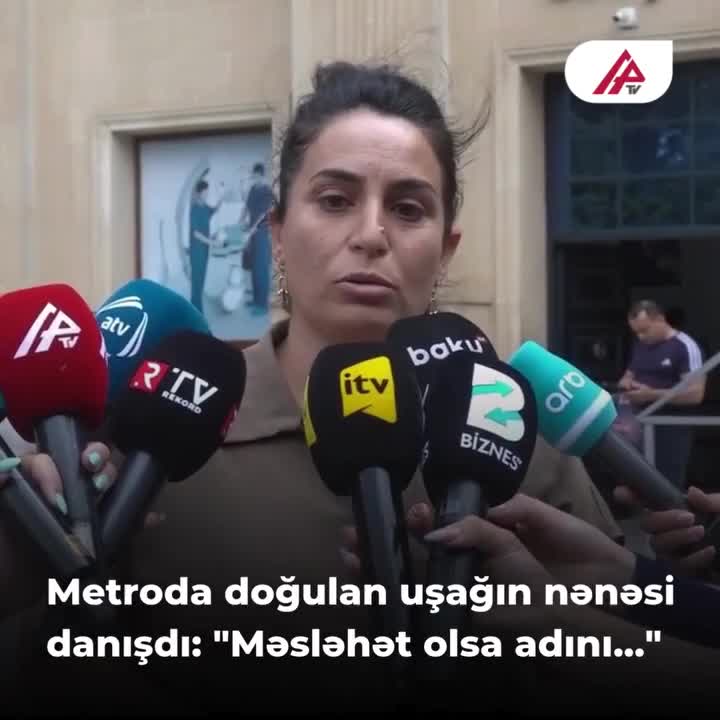 Metroda doğulan uşağa bu ad veriləcək