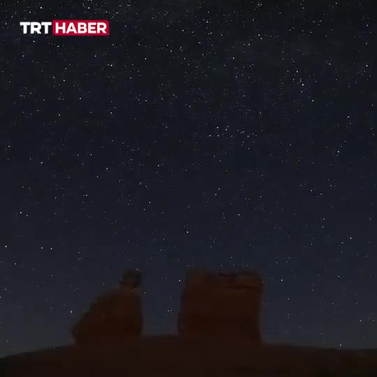 Meteor yağışı yağdı