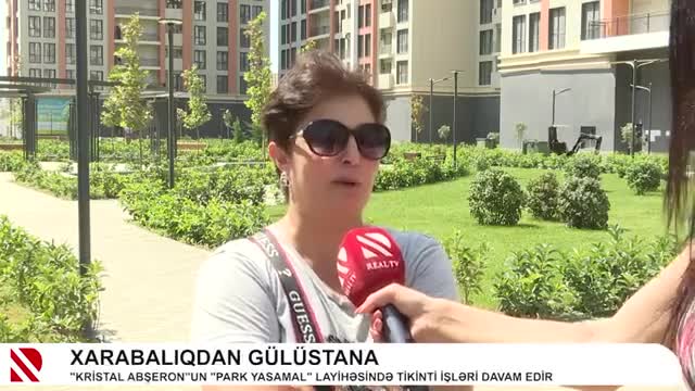 "Park Yasamal"da tikinti işləri davam edir