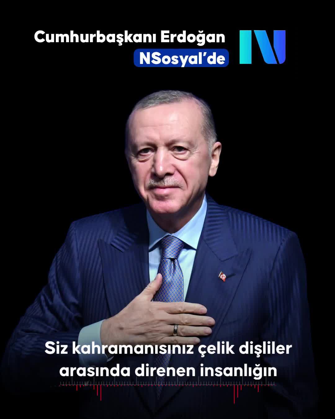 Ərdoğanın yerli sosial media platformasında ilk paylaşımı