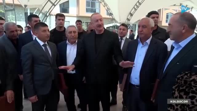 Prezident Kəlbəcər sakinləri ilə görüşdü