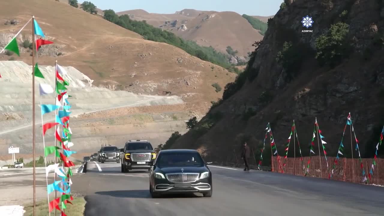 Prezident Murovdağ tunelinin texniki açılışını etdi 