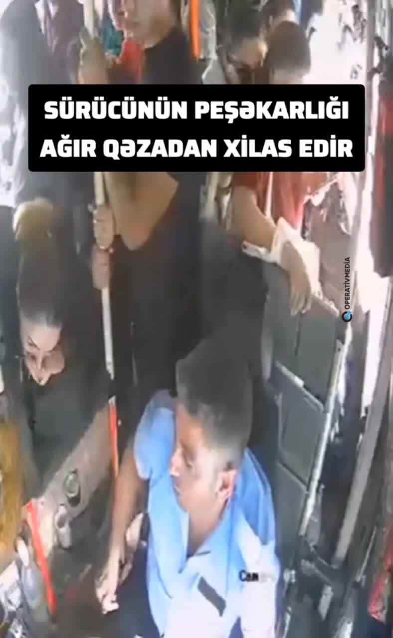 Bir hərəkəti ilə həyatlarını xilas etdi