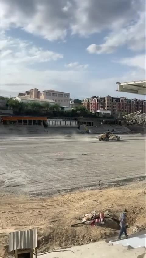 Xankəndi şəhər stadionu yenidən belə qurulur