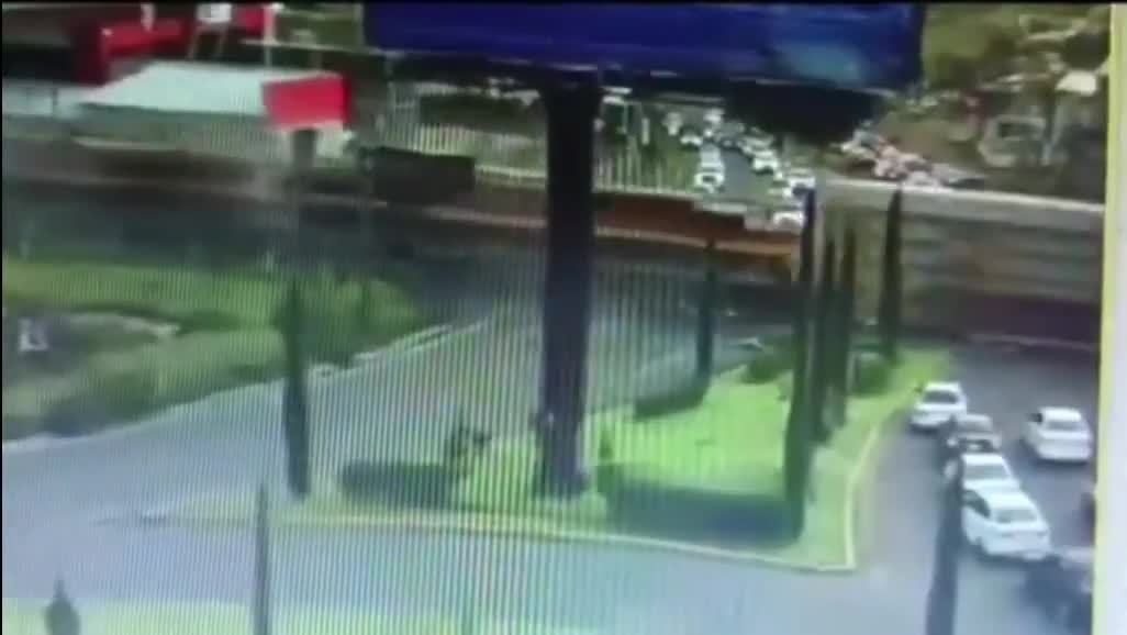 Meksikadakı qəzanın görüntüləri