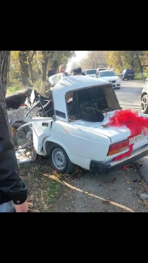 Toy karvanındakı qəzanın görüntüləri