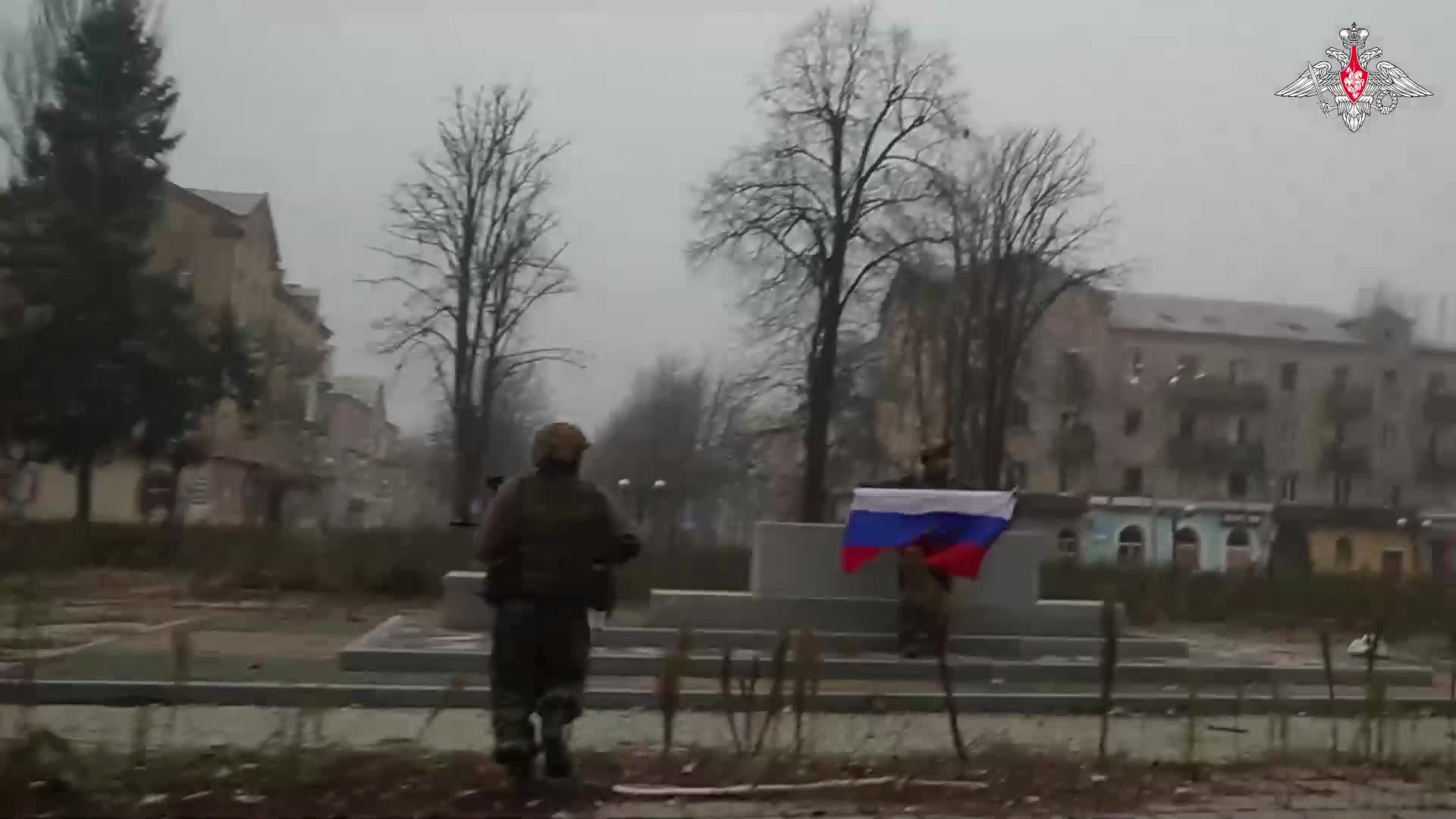 Pokrovskda Rusiya bayrağı qaldırıldı