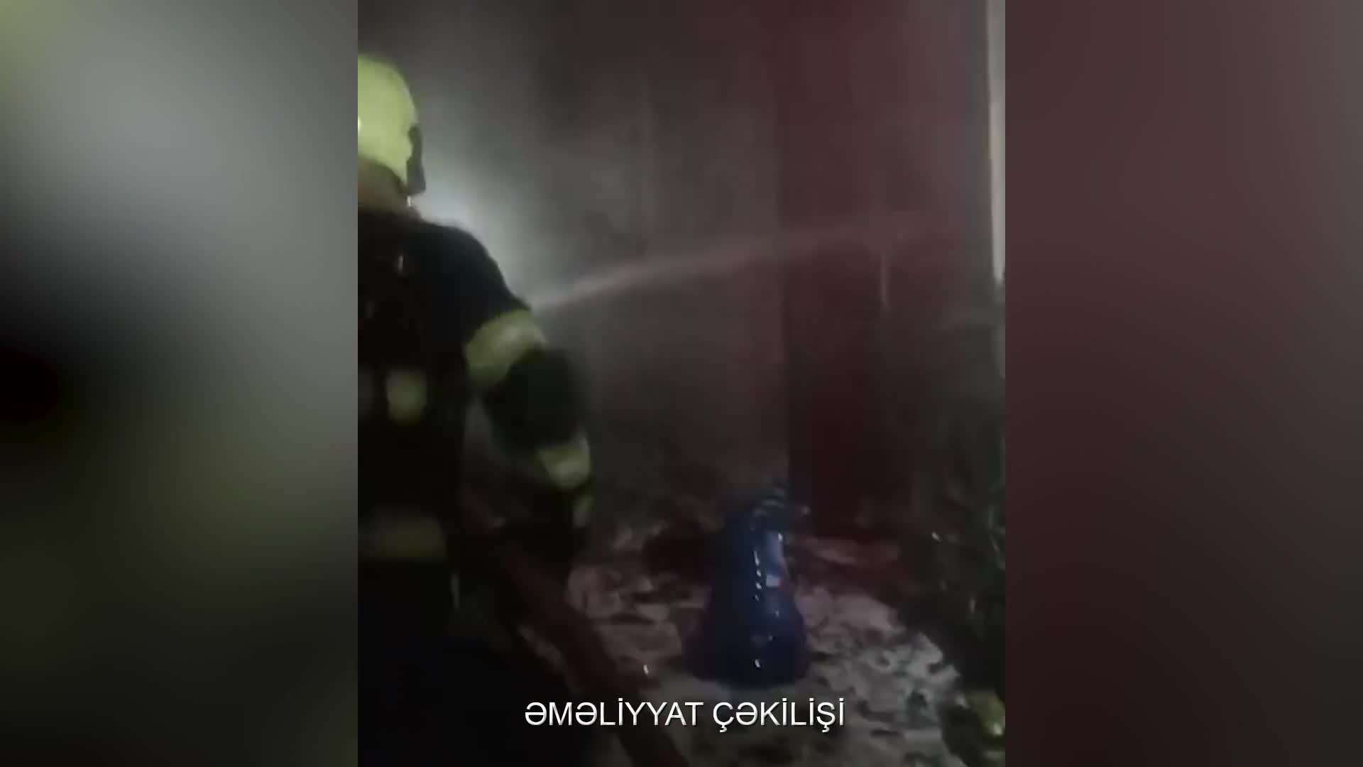 4 nəfərin həlak olduğu yanğından - Görüntülər