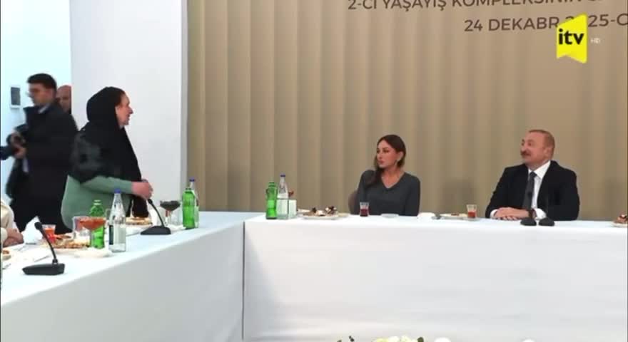 Prezidentlə xanımının kövrək anları