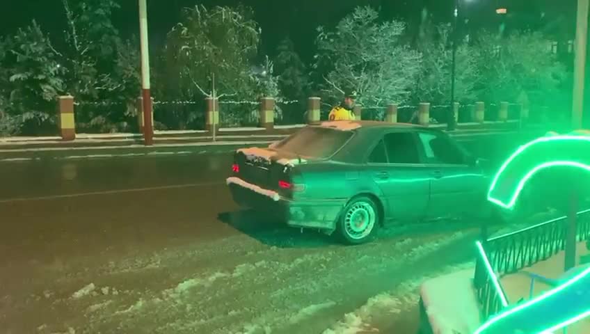 Qusarda polis qış rejimində fasiləsiz xidmət aparır
