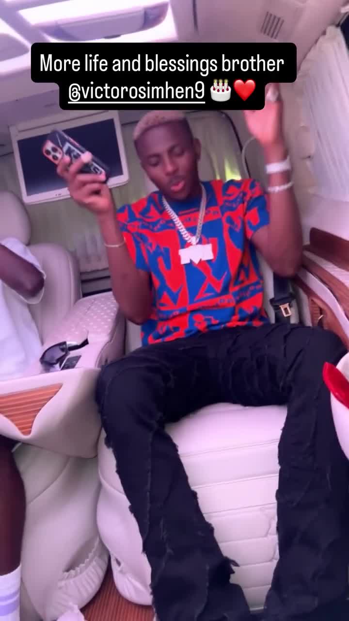 "Karvan-Yevlax"ın oyunçusu Osimhenlə video paylaşdı