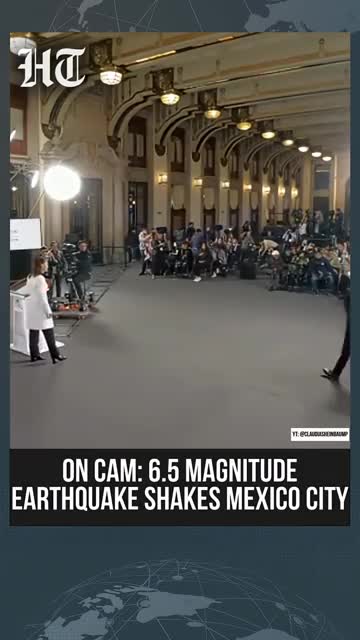 Zəlzələyə görə mətbuat konfransı yarımçıq qaldı