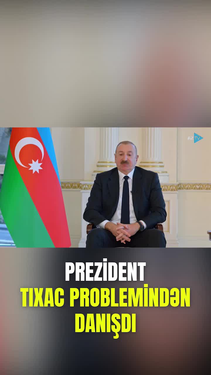 Prezident tıxac probleminin həllindən danışdı