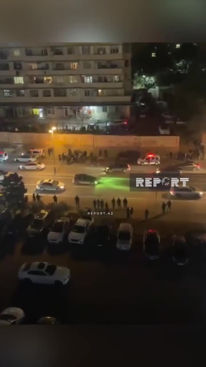 Gəncə prospektində təhlükəli vəziyyət