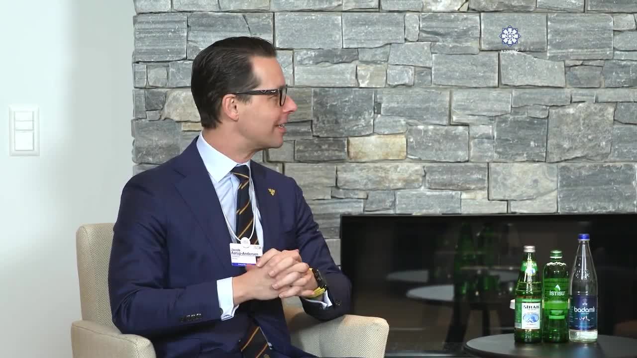 Prezident “Carlsberg Group”un Baş icraçı direktoru ilə görüşüb