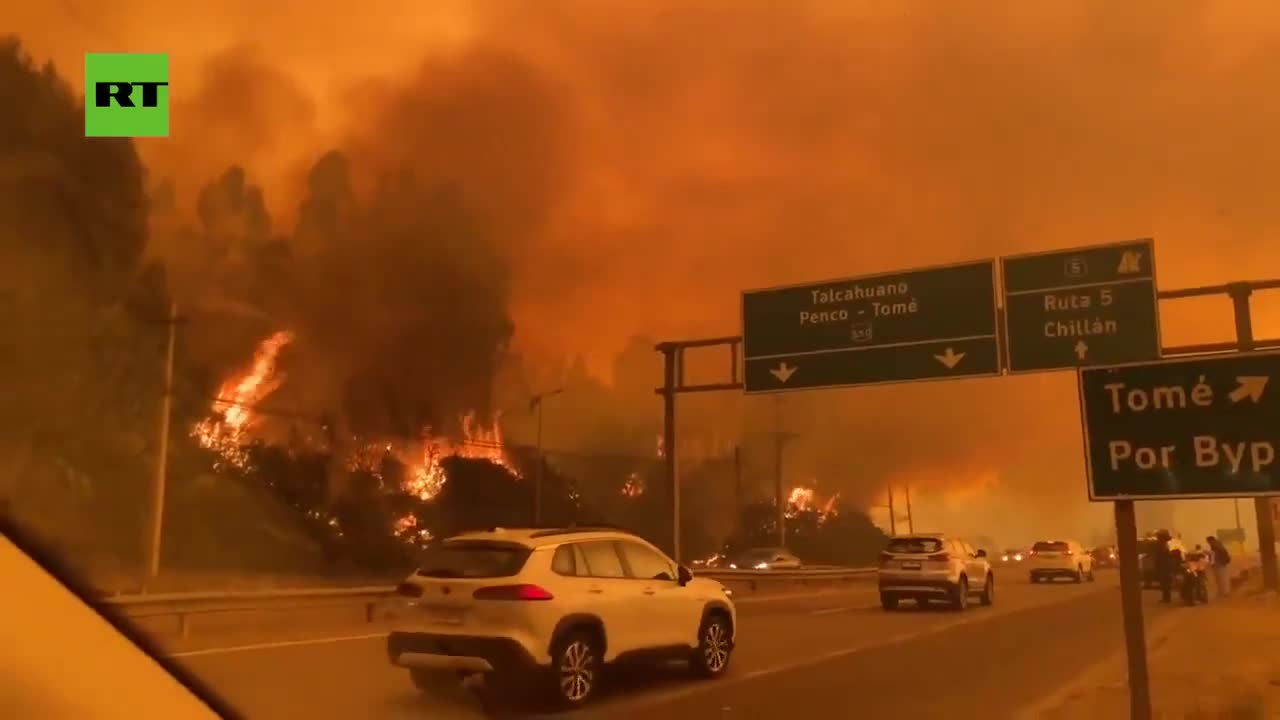 Çilidə meşə yanğını-19 nəfər öldü