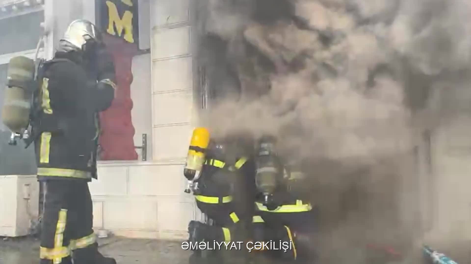 Nərimanovda yanğın söndürüldü