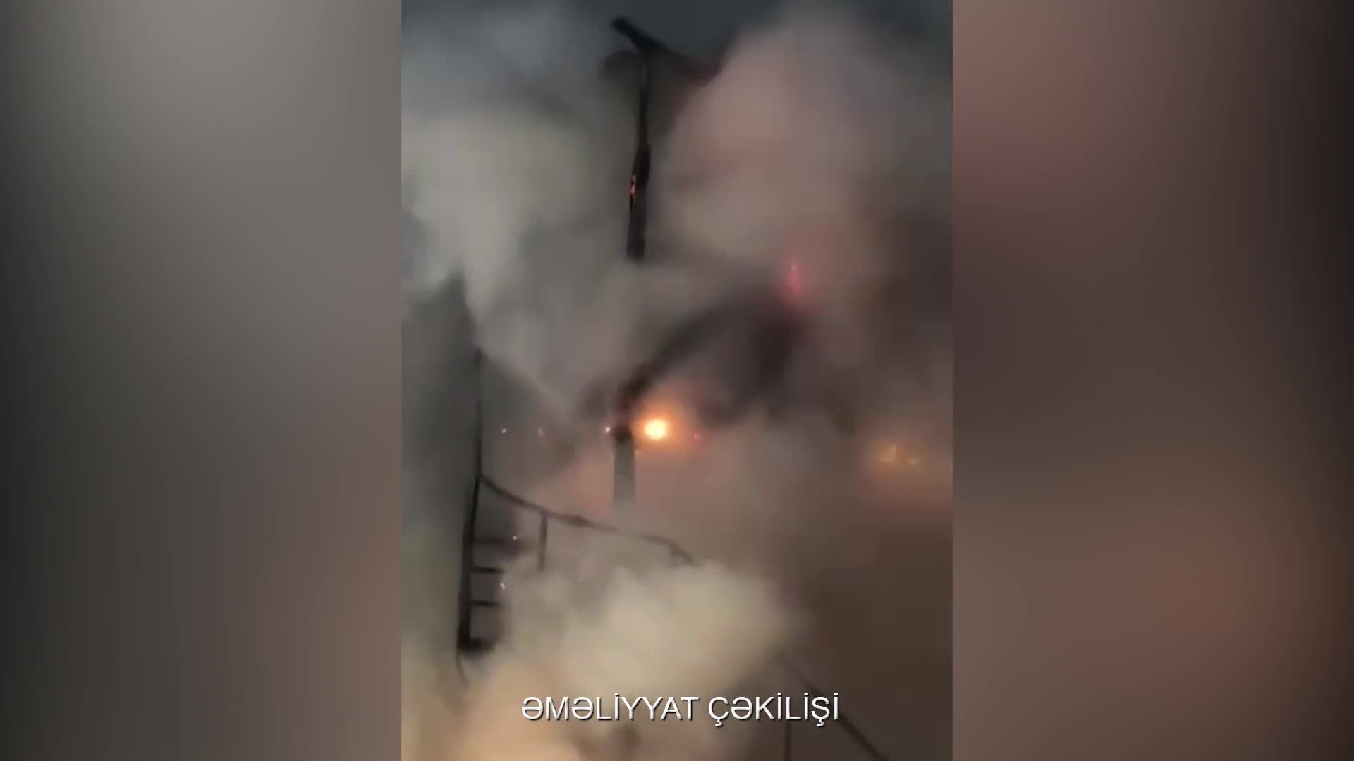 Bakıda avtomobil təmiri sexində yanğın