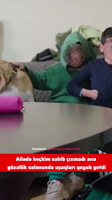 Bakıda qadın uşaqlarını gözəllik salonunda qoyub qaçdı