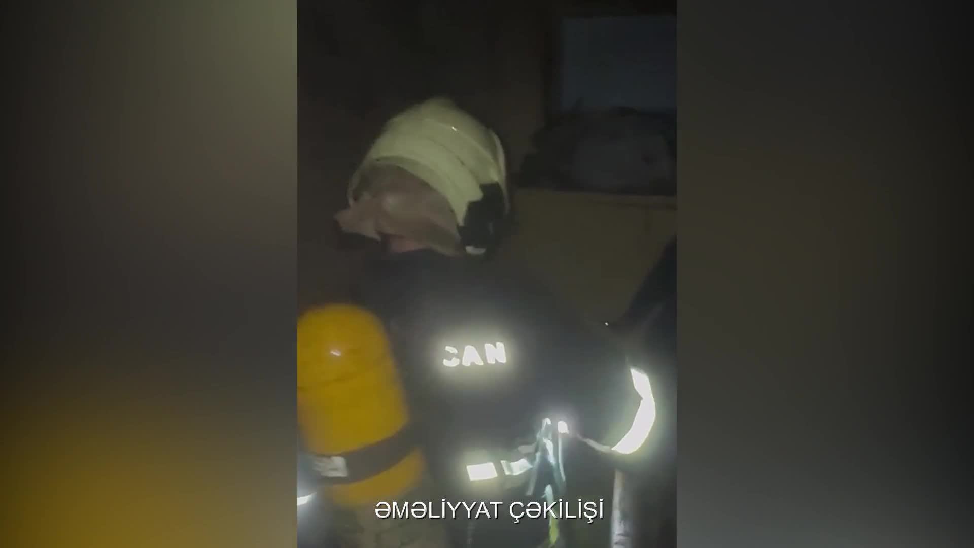 Qaradağda yaşayış binasında yanğın 