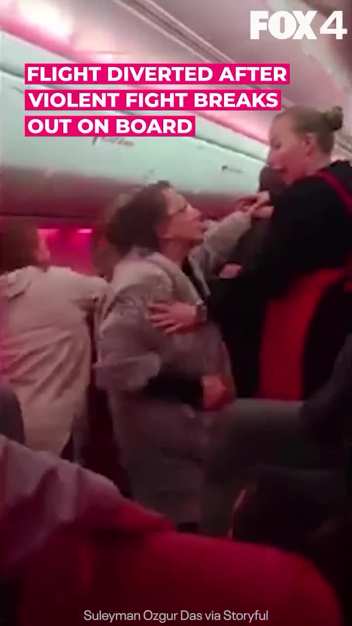 Türkiyədən uçan təyyarədə xaos yarandı