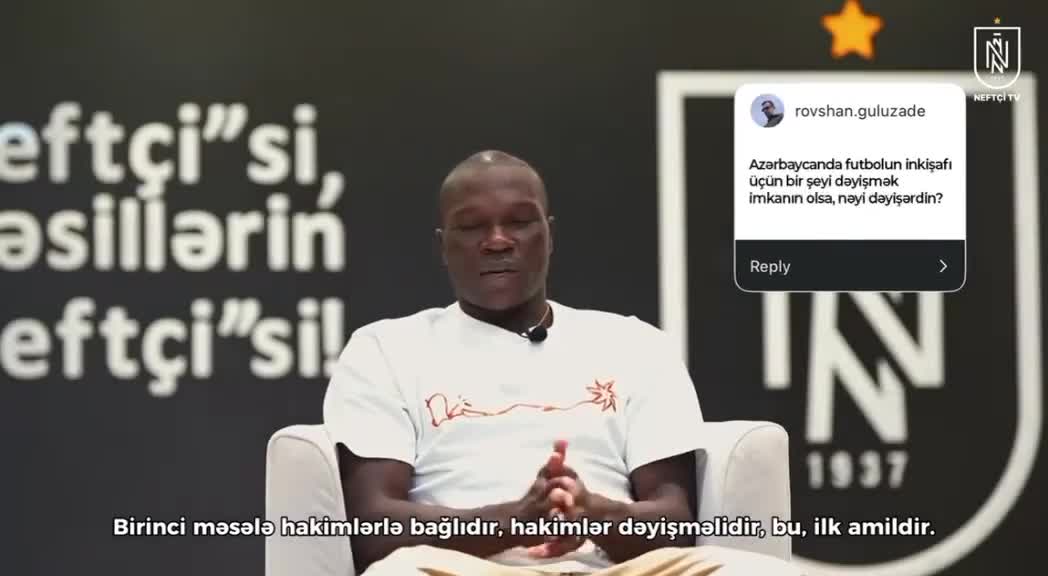 “Azərbaycanda futbolun inkişafı üçün hakimlər dəyişməlidir”