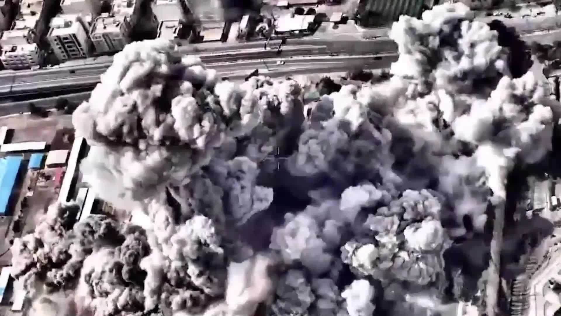 Tehranın mərkəzini belə vurublarmış