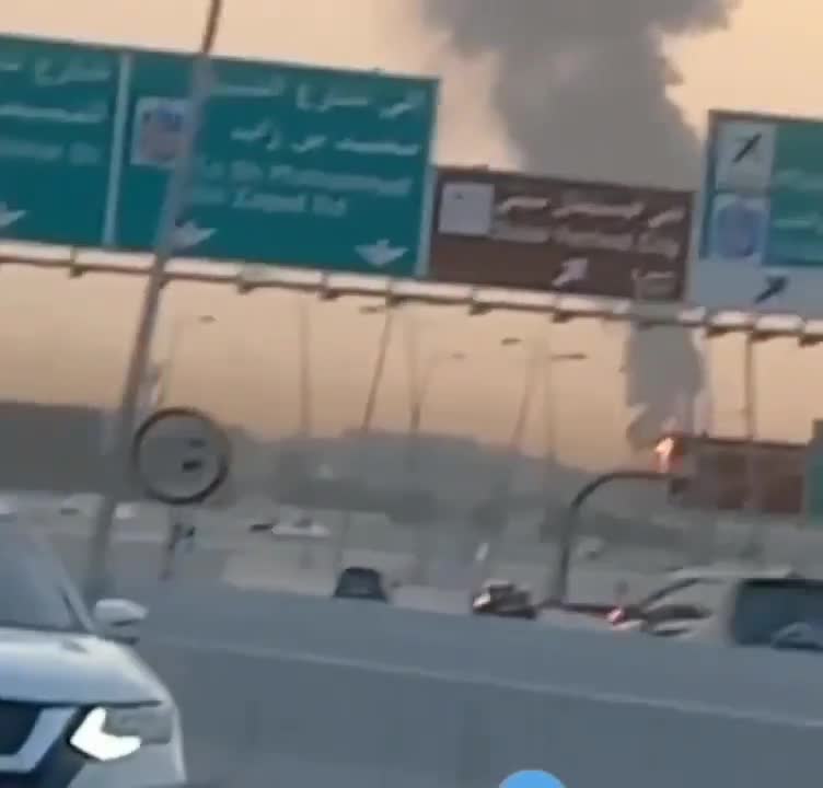 Dubay hava limanı ərazisində yanğın