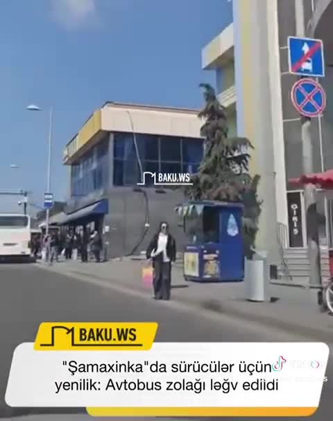 “Şamaxinka”dakı həmin avtobus zolağı ləğv edildi