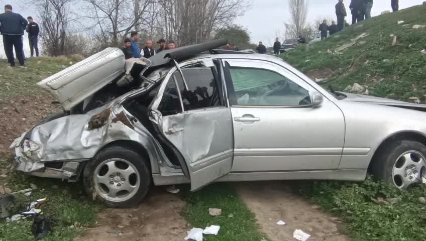 Tovuzda ağır qəza, sürücü öldü