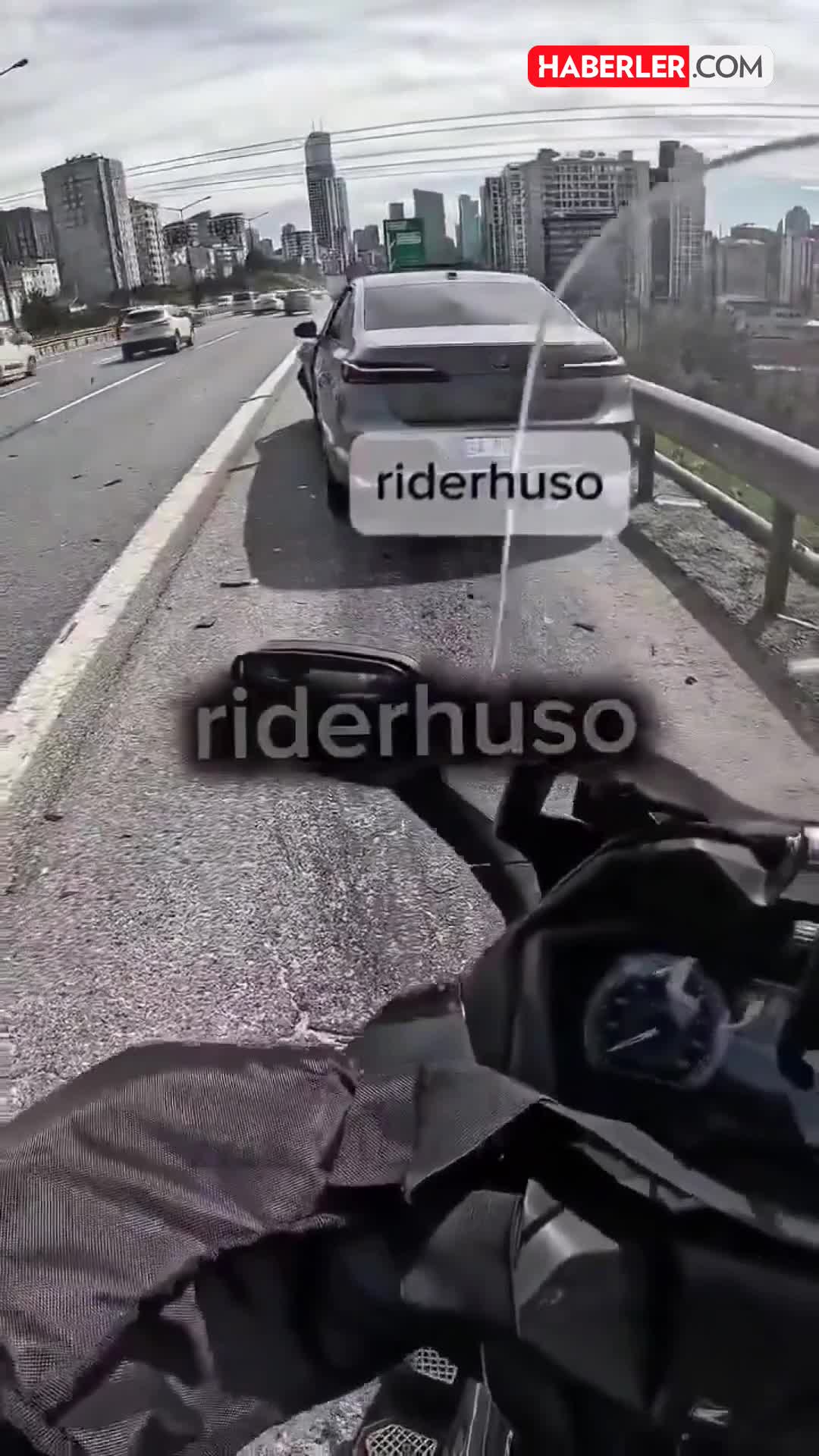 Sadettin Saranın düşdüyü qəzanın görüntüləri